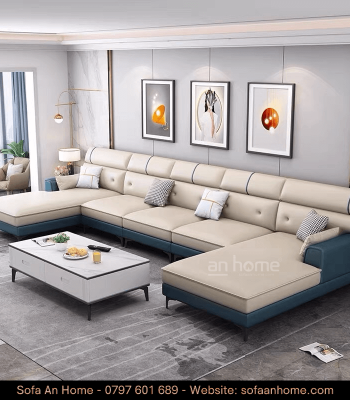 Ghe Sofa 2 Goc L Da Phoi Mau SL165 2