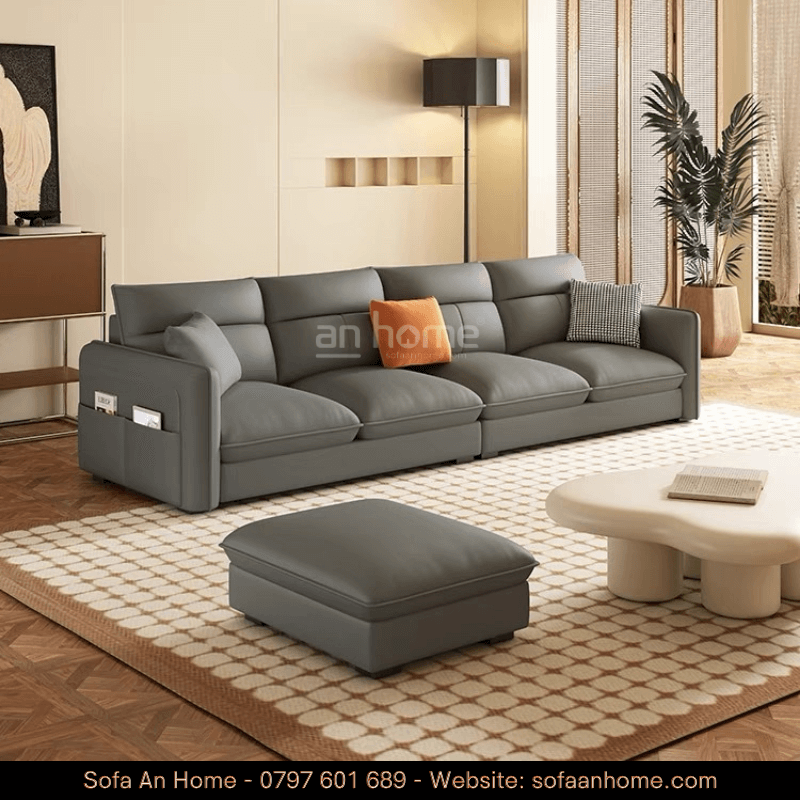 Ghế Sofa Băng Da 4 Chỗ Ngồi SB321 5 Ghe Sofa Bang Da 4 Cho Ngoi SB321 1