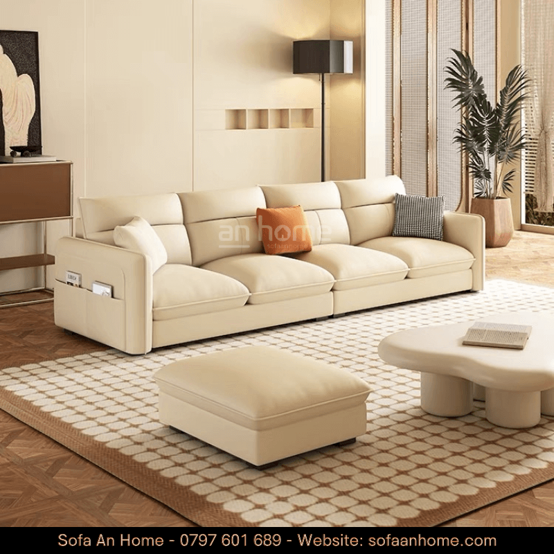Ghế Sofa Băng Da 4 Chỗ Ngồi SB321 2 Ghe Sofa Bang Da 4 Cho Ngoi SB321 2