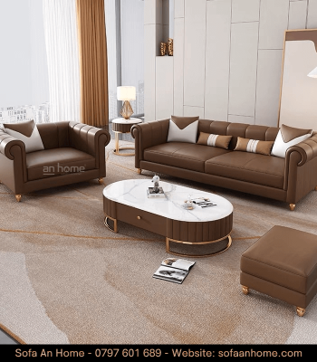 Tron Bo Ghe Sofa Bang Phong Cach Tan Co Dien Hien Dai SB313 4