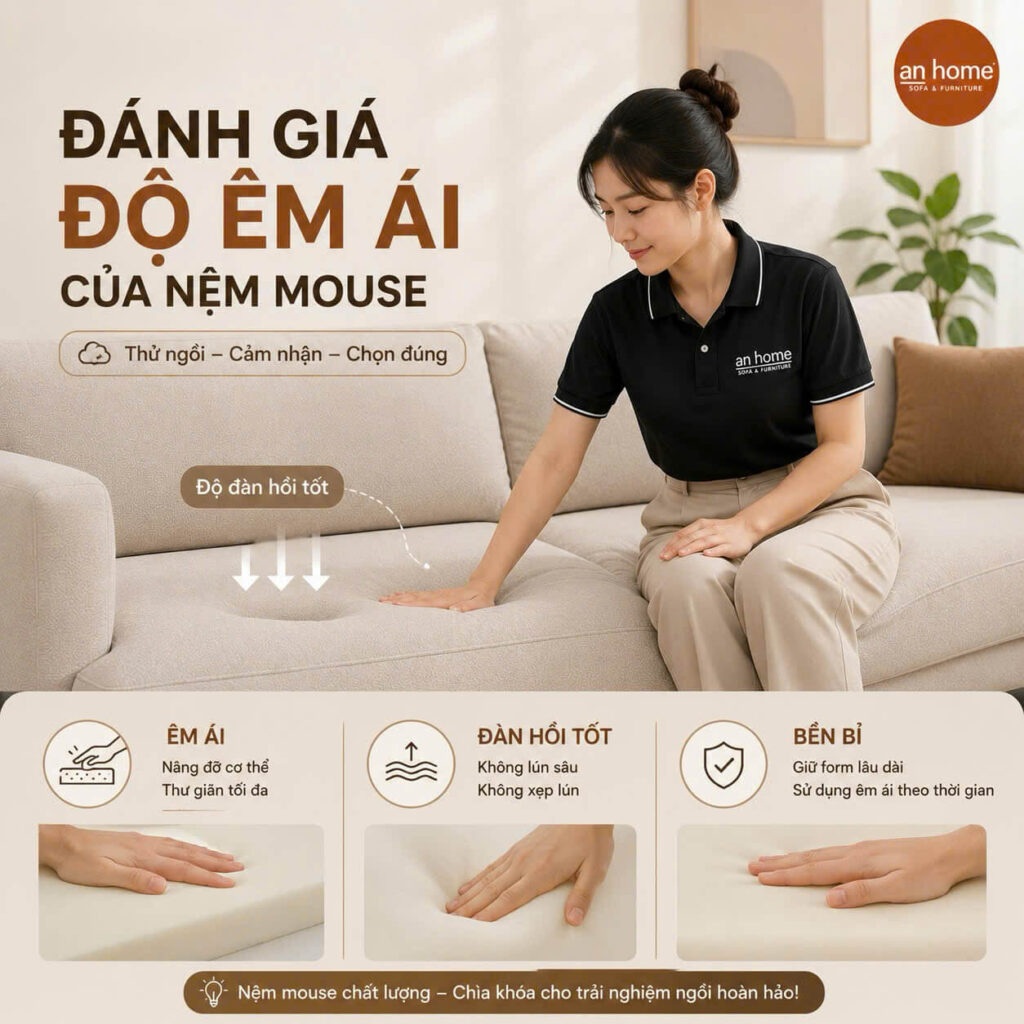 KINH NGHIỆM CHỌN MUA SOFA PHÒNG KHÁCH: CHECKLIST 5 BƯỚC HOÀN HẢO TỪ AN HOME 5 danh gia do em ai cua mouse