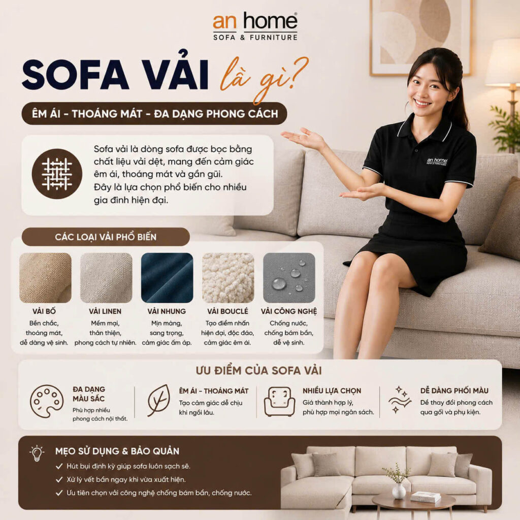 NÊN CHỌN SOFA DA HAY SOFA VẢI ? BÍ QUYẾT CHỌN SOFA CHUẨN ĐẸP VỪA VẶN TỔ ẤM 4 sofa vai