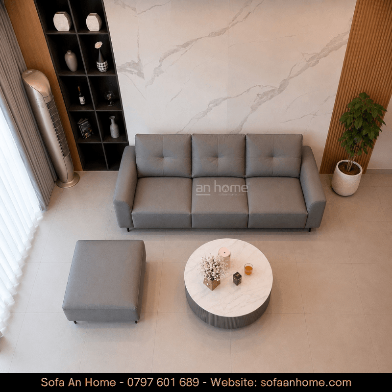 Ghế Sofa Băng Tone Xám Hiện Đại SB338 5 ghe sofa bang tone xam hien dai SB338 4