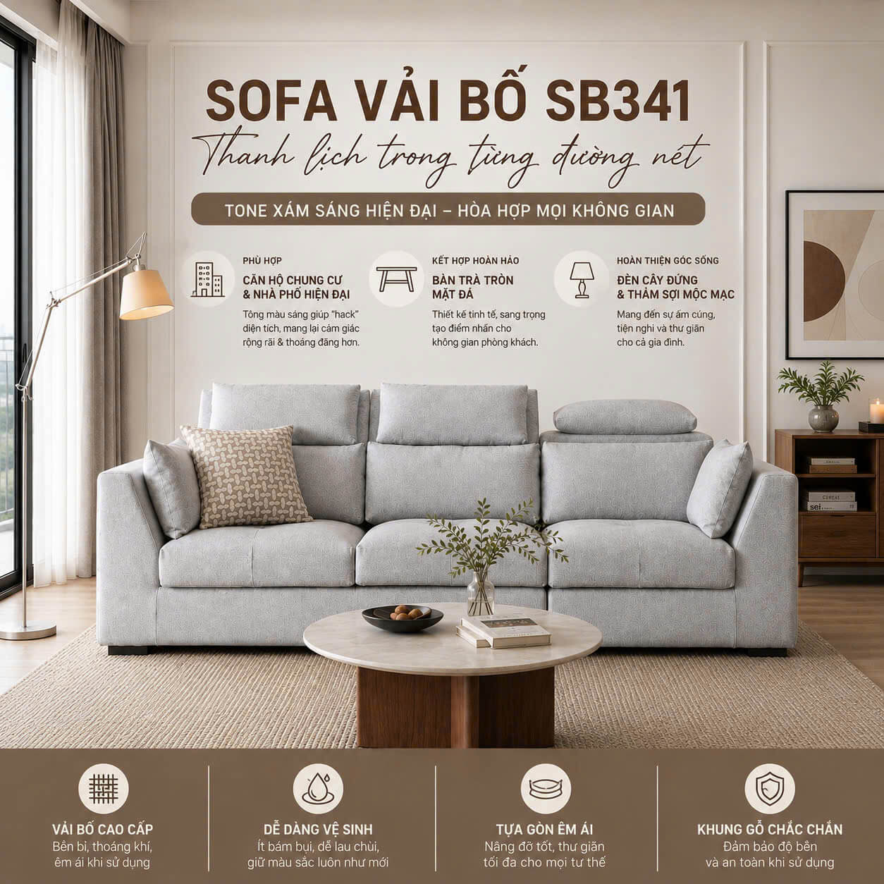 ghe sofa vai bo hien dai sb341