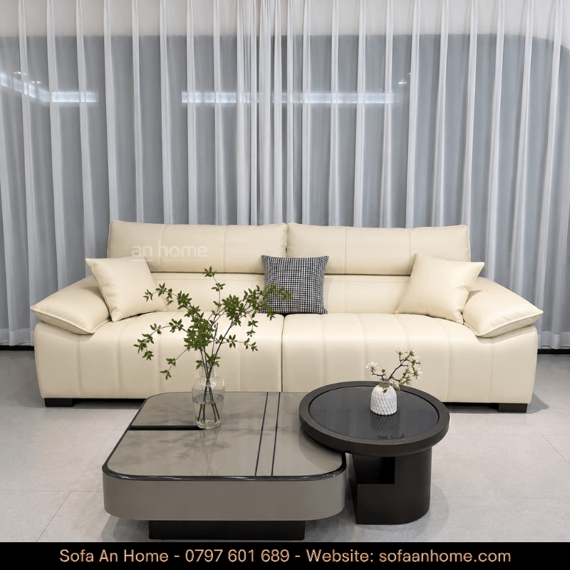Sofa Da Lau Được Mực Bút Bi Chống Trầy SB345 1 sofa da lau duoc muc but bi chong tray sb345 3